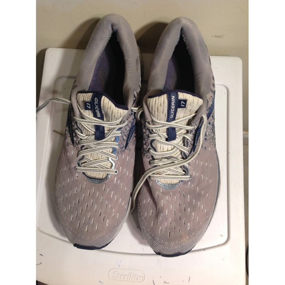 Brooks Glycerin 17 Gray/Navy Men 11
